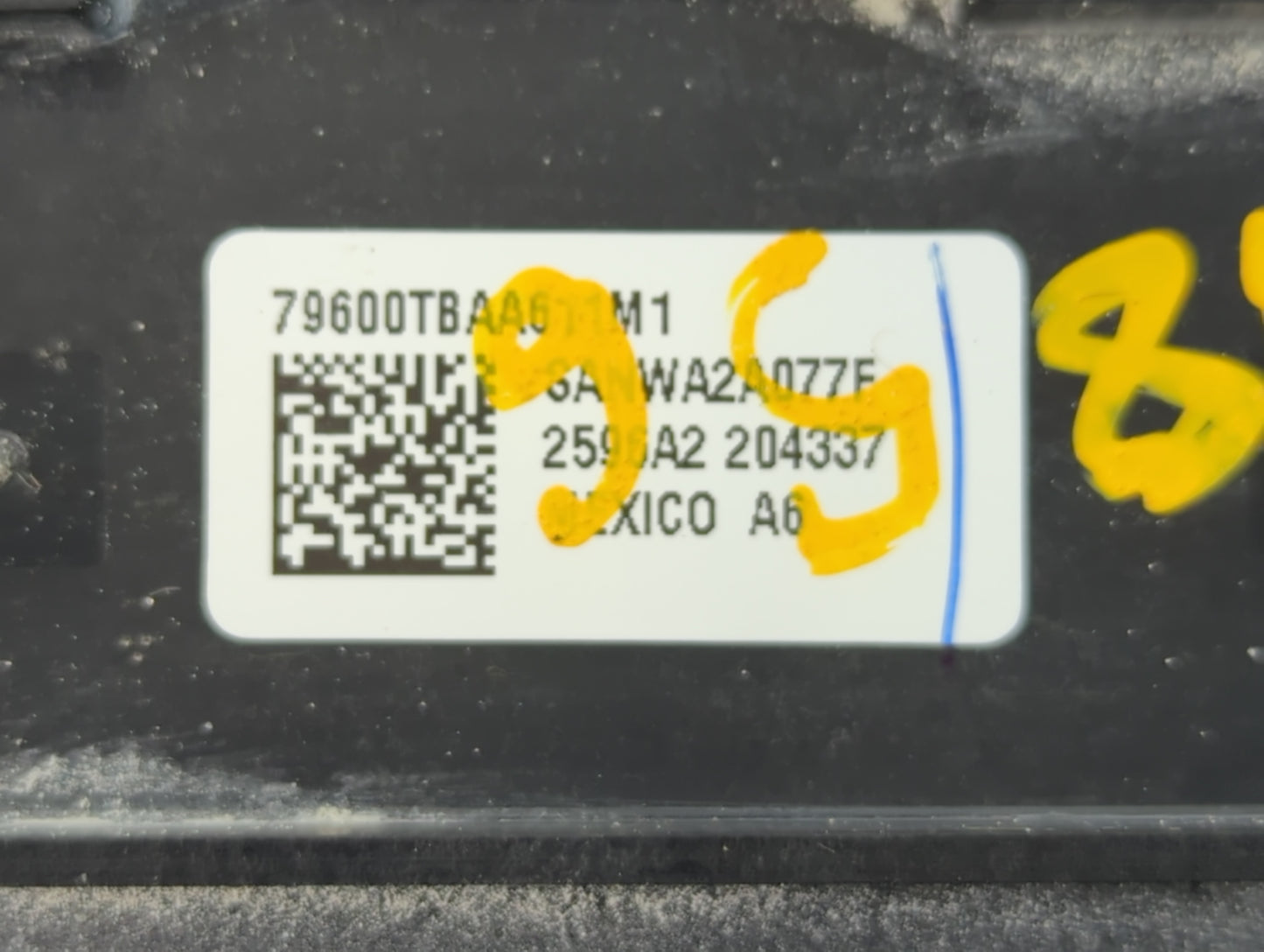 2016-2018 Honda Civic Climate Control Module Temperature AC/Heater Replacement P/N:79600TBAA611M1 Fits Fits 2016 2017 2018 O