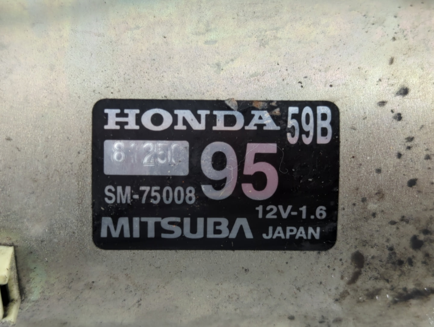 2016-2017 Honda Civic Car Starter Motor Solenoid OEM P/N:SM-75008 Fits Fits 2016 2017 2020 OEM Used Auto Parts - Oemusedauto