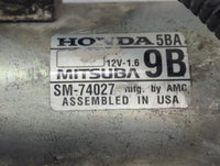 2016-2021 Honda Civic Car Starter Motor Solenoid OEM P/N:SM-74027 Fits Fits 2016 2017 2018 2019 2020 2021 OEM Used Auto Part