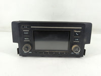 2018 Honda Civic Radio AM FM Cd Player Receiver Replacement P/N:39100-TBA-A22 Fits OEM Used Auto Parts - Oemusedautoparts1.c