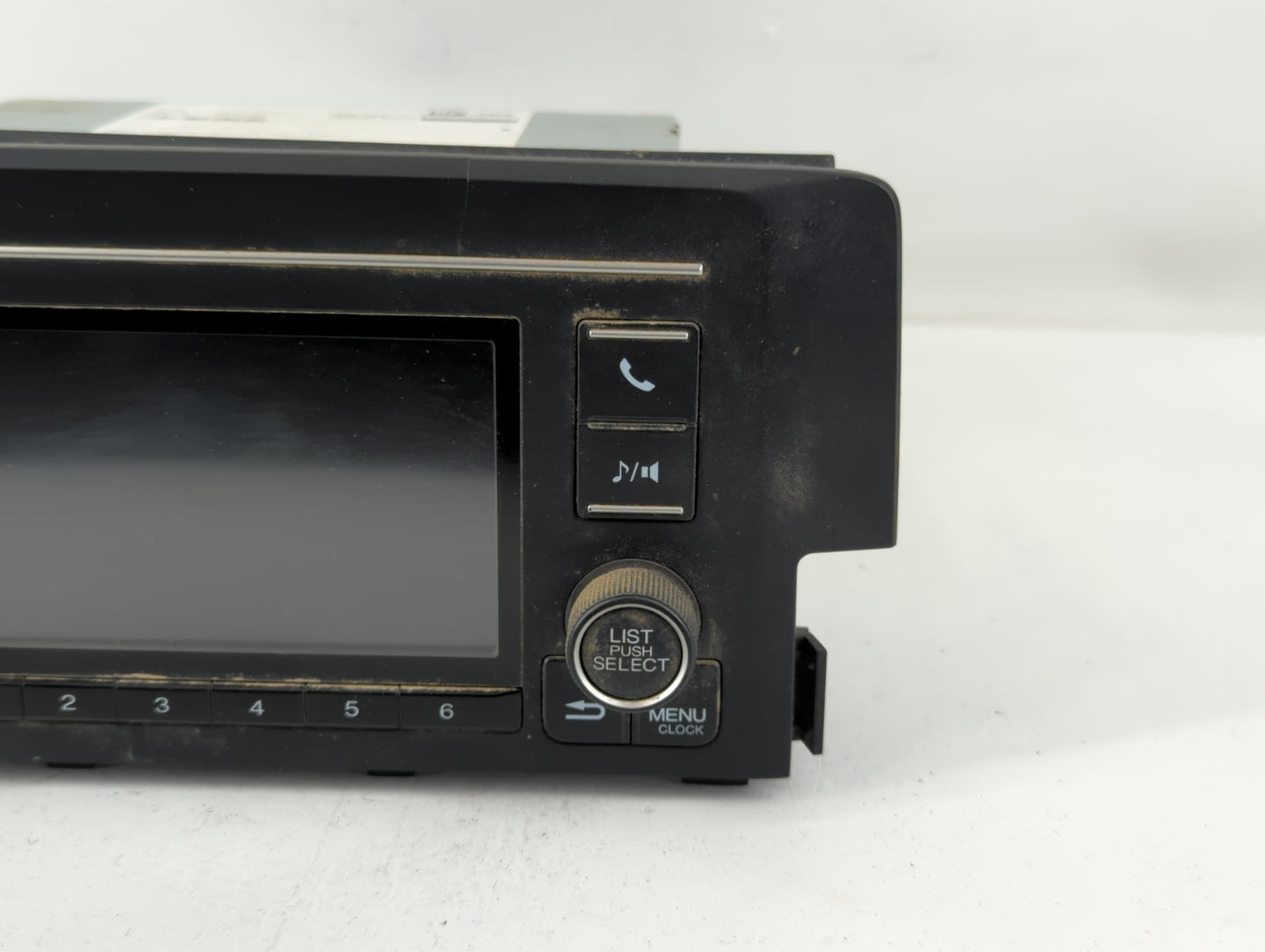 2018 Honda Civic Radio AM FM Cd Player Receiver Replacement P/N:39100-TBA-A22 Fits OEM Used Auto Parts - Oemusedautoparts1.c