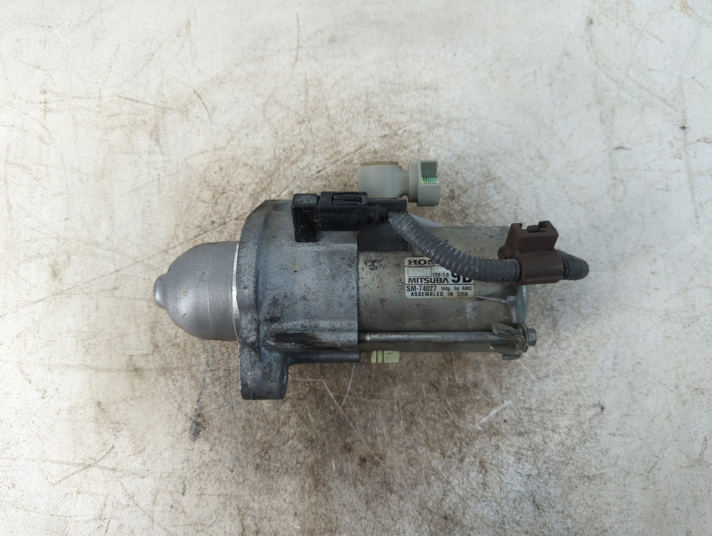 2016-2021 Honda Civic Car Starter Motor Solenoid OEM P/N:SM-74027 Fits Fits 2016 2017 2018 2019 2020 2021 OEM Used Auto Part