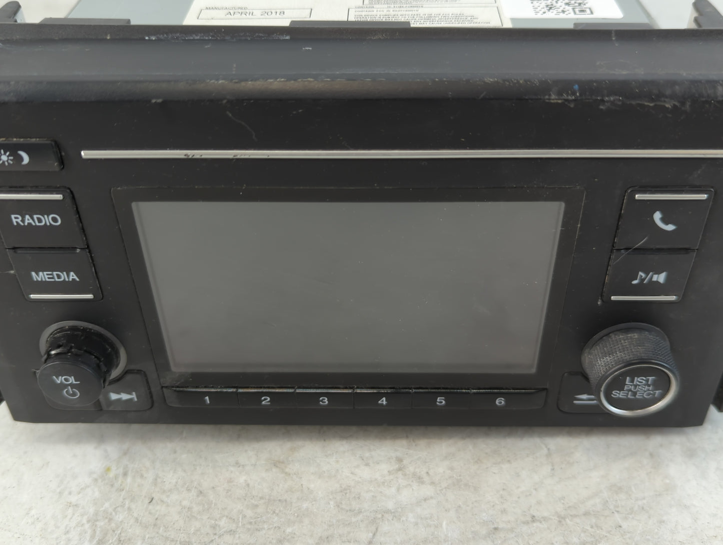 2018 Honda Civic Radio AM FM Cd Player Receiver Replacement P/N:39100-TBA-A22 Fits OEM Used Auto Parts - Oemusedautoparts1.c