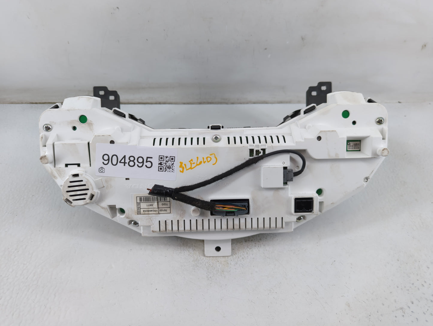 2018 Honda Civic Instrument Cluster Speedometer Gauges P/N:78100 HR0468094 Fits OEM Used Auto Parts - Oemusedautoparts1.com