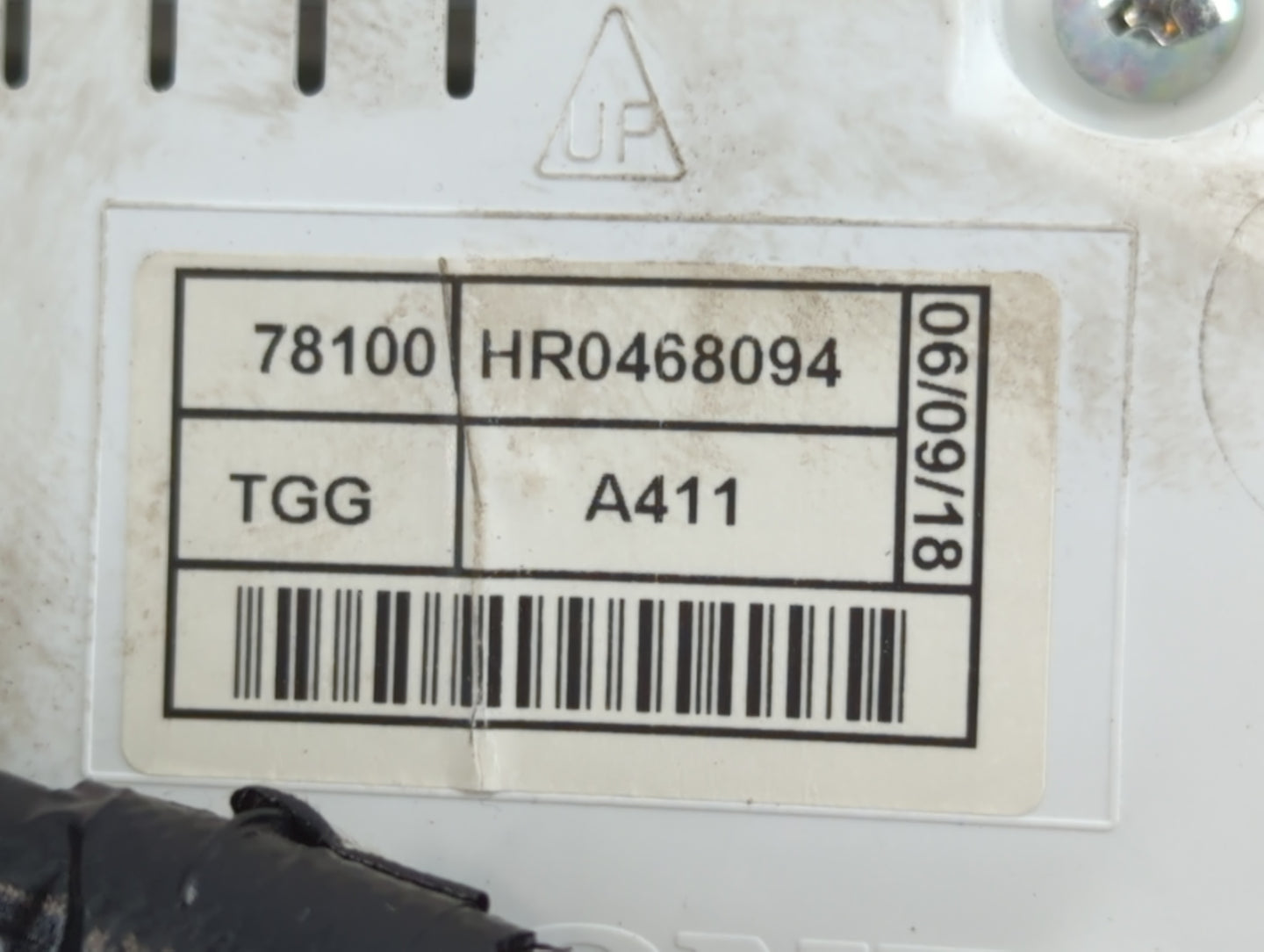 2018 Honda Civic Instrument Cluster Speedometer Gauges P/N:78100 HR0468094 Fits OEM Used Auto Parts - Oemusedautoparts1.com