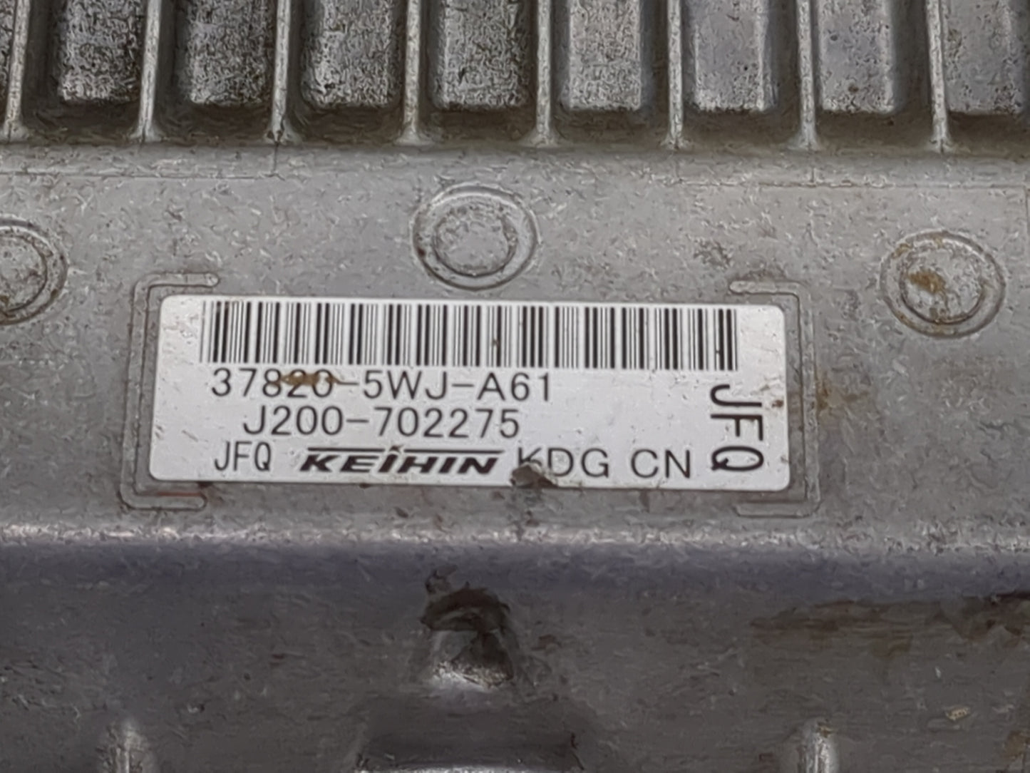2018 Honda Clarity PCM Engine Control Computer ECU ECM PCU OEM P/N:37820-5WJ-A61 J200-702275 Fits OEM Used Auto Parts - Oemu