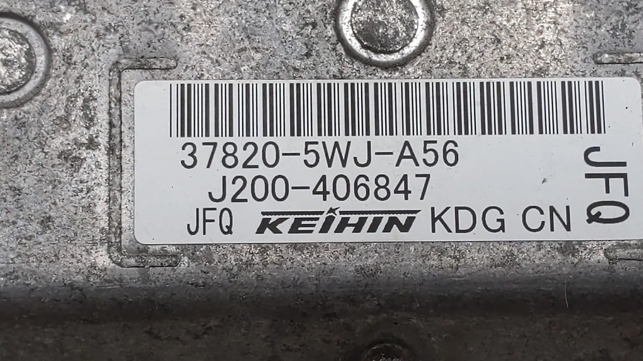 2018 Honda Clarity PCM Engine Control Computer ECU ECM PCU OEM P/N:378205WJA56 37820-5WJ-A56 Fits OEM Used Auto Parts - Oemu