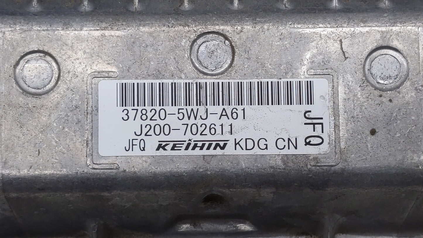 2018 Honda Clarity PCM Engine Control Computer ECU ECM PCU OEM P/N:37820-5WJ-A61 378205WJA56, 37820-5WJ-A56 Fits OEM Used Au