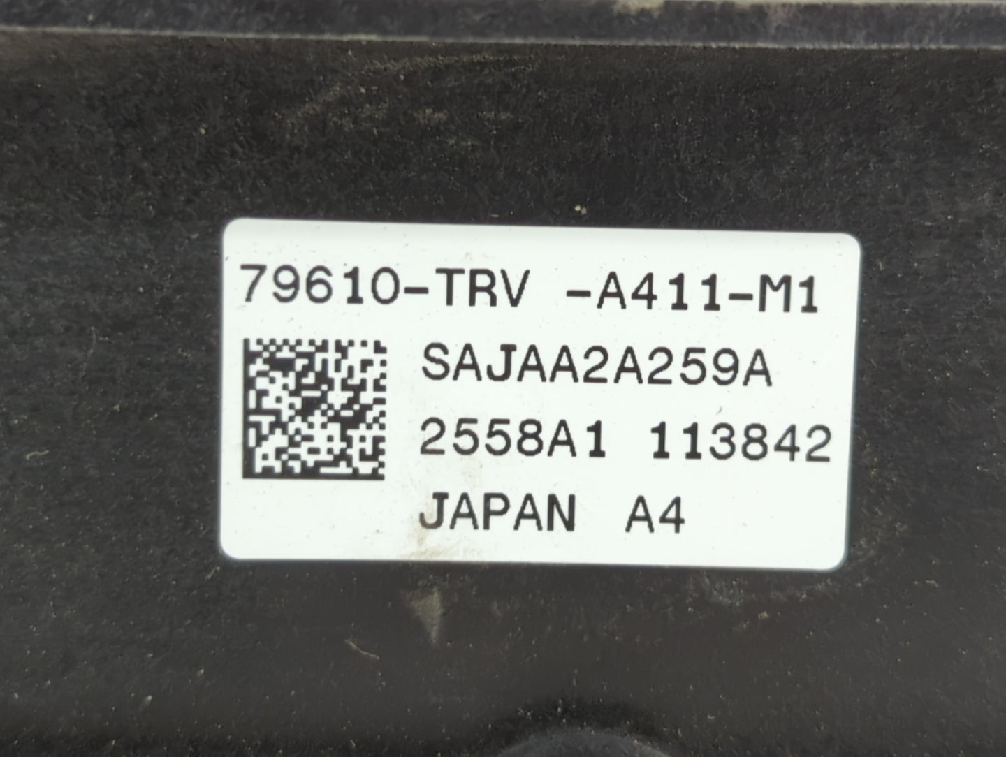 2018 Honda Clarity Climate Control Module Temperature AC/Heater Replacement Fits OEM Used Auto Parts - Oemusedautoparts1.com