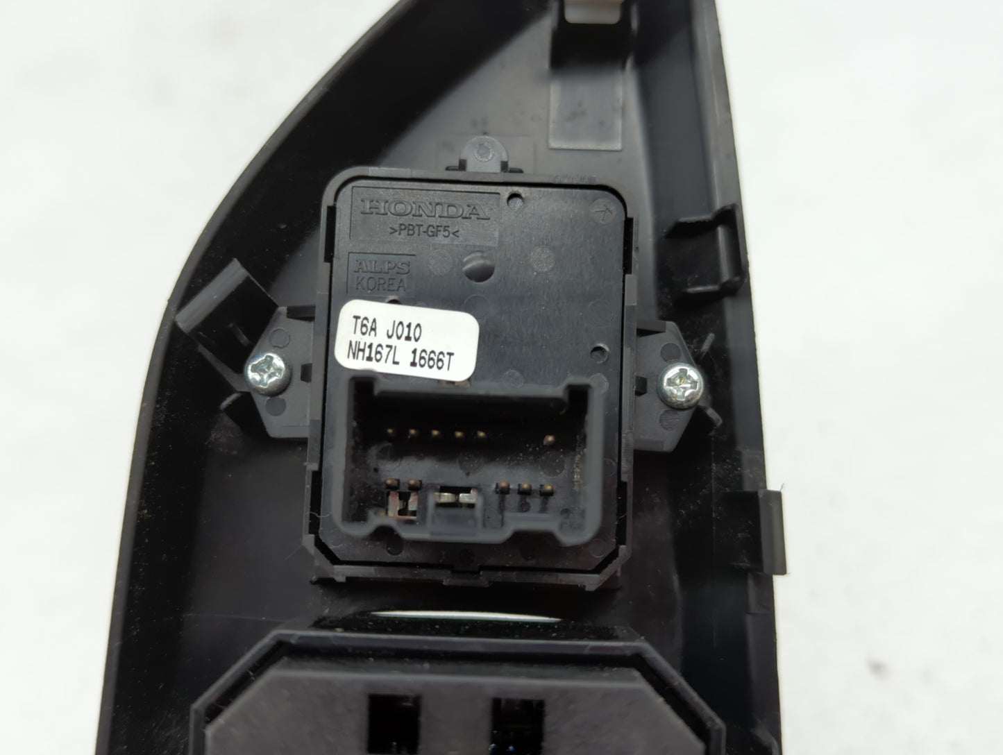 2017 Honda Clarity Master Power Window Switch Replacement Driver Side Left P/N:M64590 NH167L 0668T, NH167L 1456T, T6A J010 F
