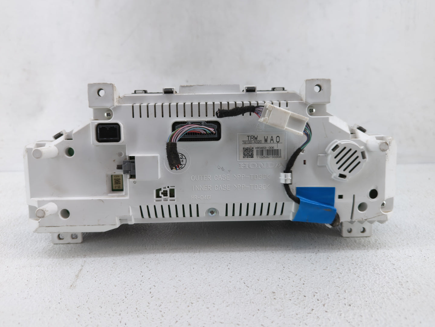 2017 Honda Clarity Instrument Cluster Speedometer Gauges P/N:78100-A020 78100-TRW-A012-WA0 Fits OEM Used Auto Parts - Oemuse