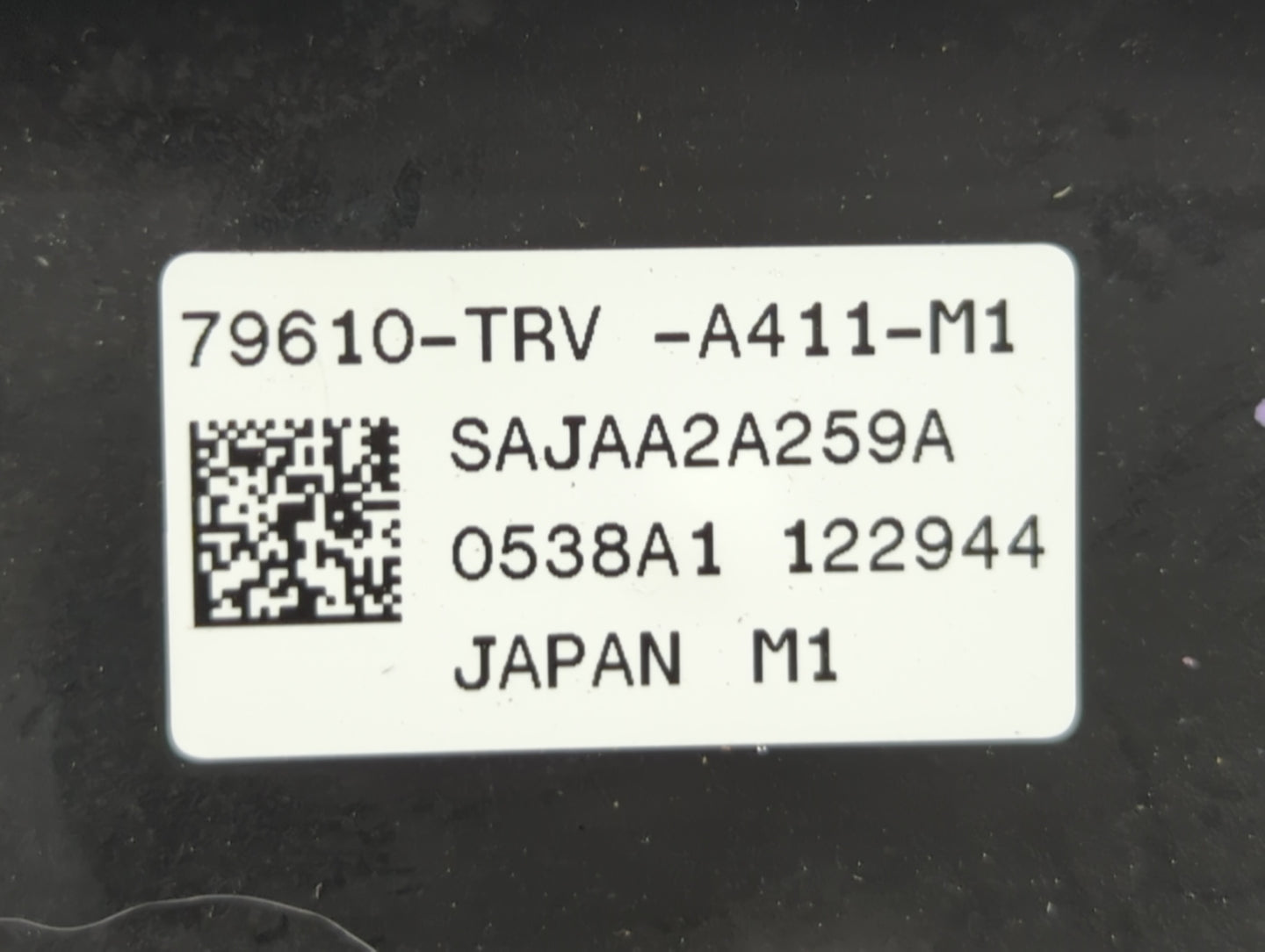 2017 Honda Clarity Climate Control Module Temperature AC/Heater Replacement P/N:79610-TRV-A411-M1 Fits OEM Used Auto Parts -