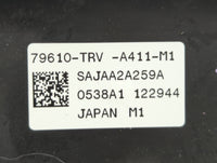 2017 Honda Clarity Climate Control Module Temperature AC/Heater Replacement P/N:79610-TRV-A411-M1 Fits OEM Used Auto Parts -
