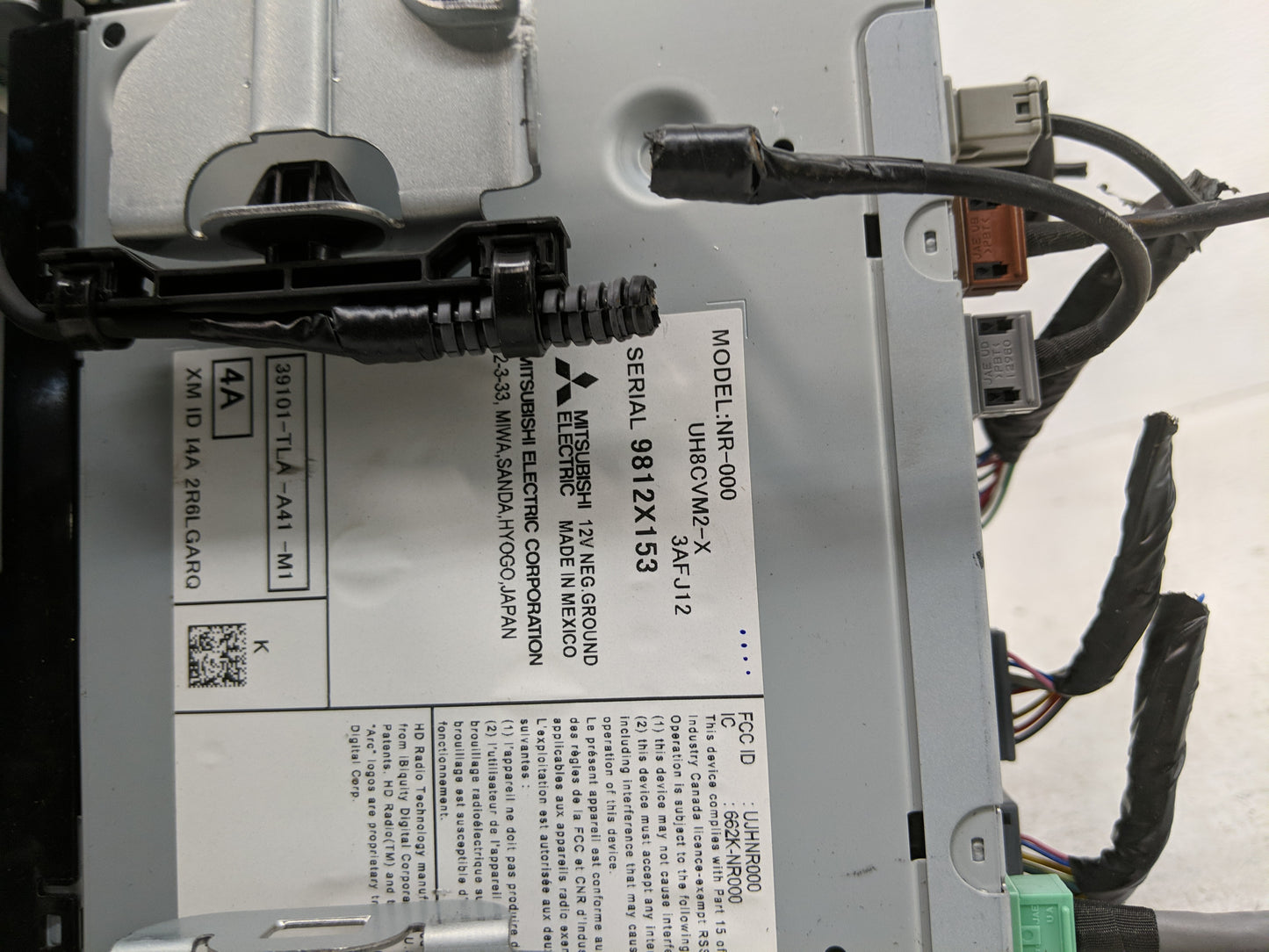 2018-2021 Honda Cr-V Radio AM FM Cd Player Receiver Replacement P/N:39101-TLA-A41-M1 Fits Fits 2018 2019 2020 2021 OEM Used 