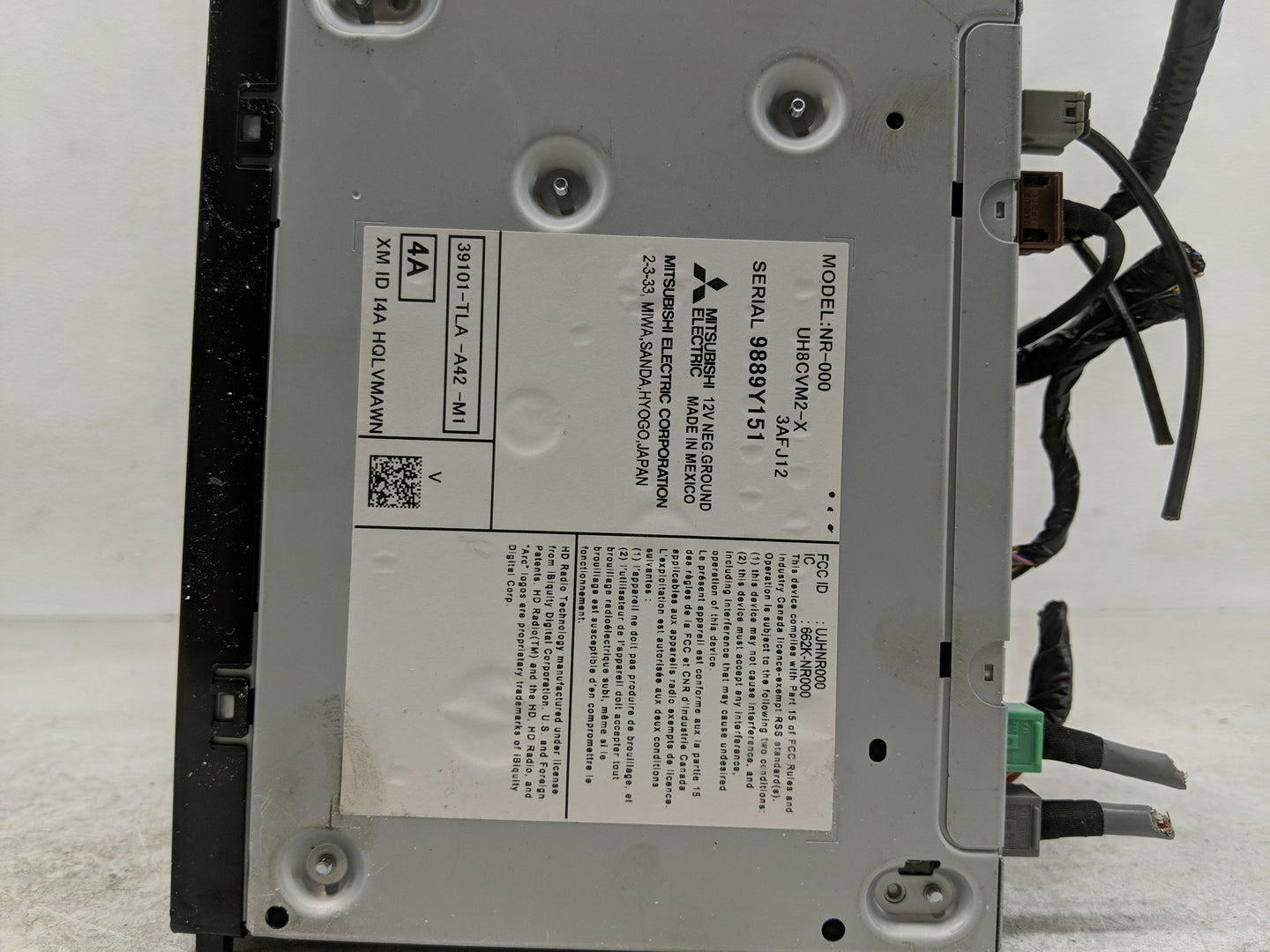 2018-2021 Honda Cr-V Radio AM FM Cd Player Receiver Replacement P/N:39101-TLA-A42-M1 Fits Fits 2018 2019 2020 2021 OEM Used 