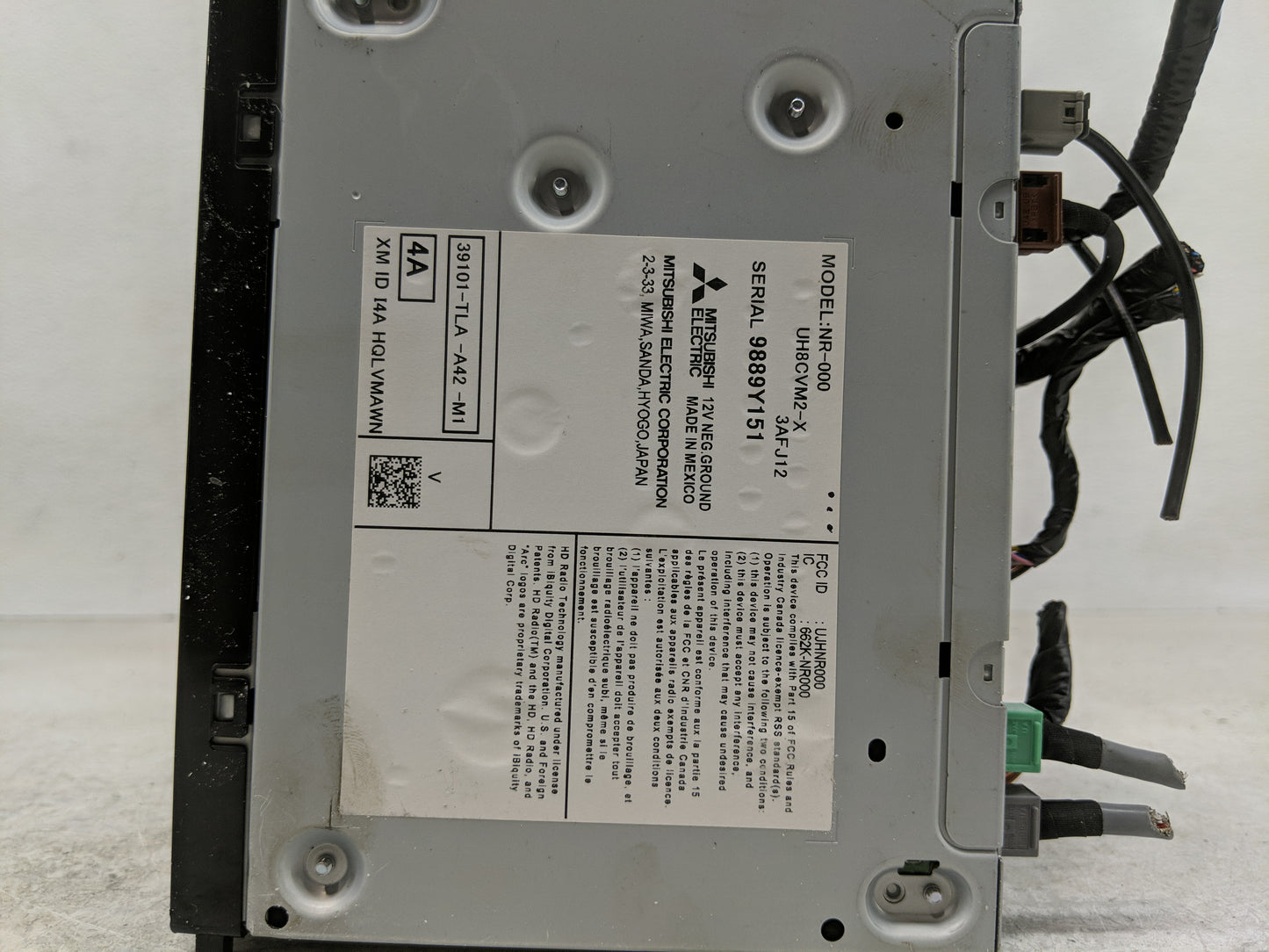 2018-2021 Honda Cr-V Radio AM FM Cd Player Receiver Replacement P/N:39101-TLA-A42-M1 Fits Fits 2018 2019 2020 2021 OEM Used 