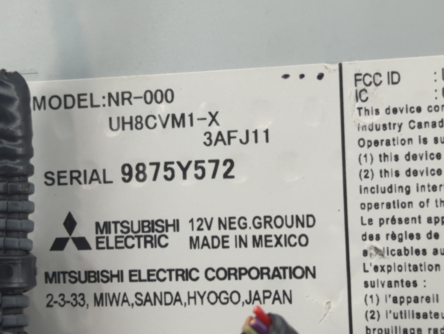 2018-2022 Honda Cr-V Radio AM FM Cd Player Receiver Replacement P/N:UH8CVM1-X Fits Fits 2018 2019 2020 2021 2022 OEM Used Au