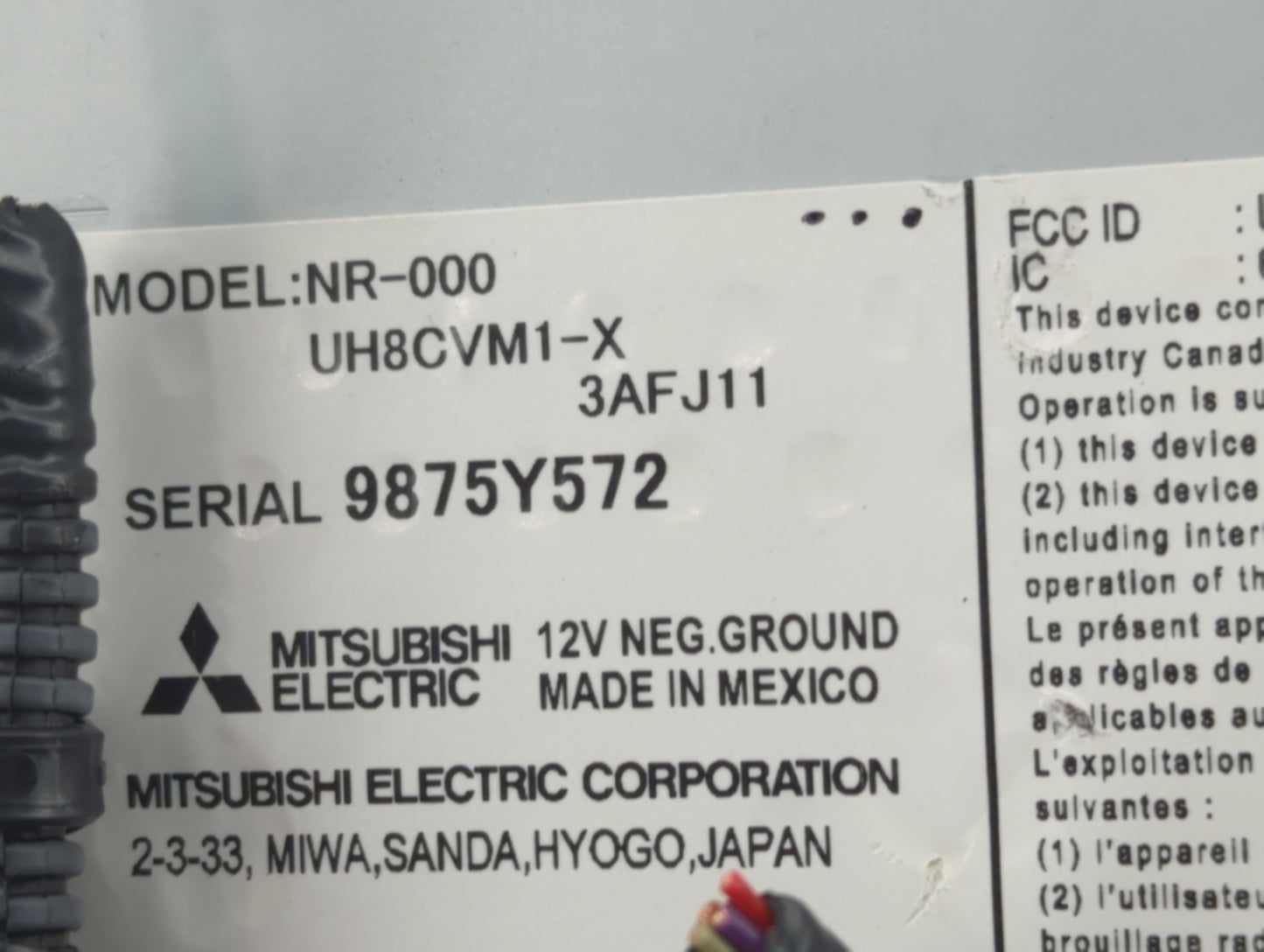2018-2022 Honda Cr-V Radio AM FM Cd Player Receiver Replacement P/N:UH8CVM1-X Fits Fits 2018 2019 2020 2021 2022 OEM Used Au