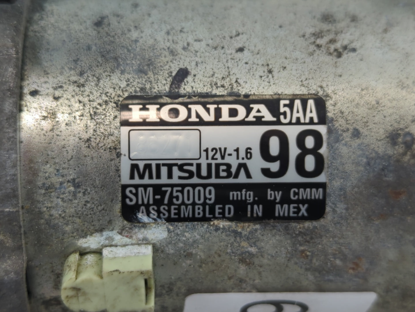 2020 Honda Cr-V Car Starter Motor Solenoid OEM P/N:SM-75009 Fits Fits 2016 2017 OEM Used Auto Parts - Oemusedautoparts1.com