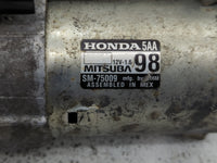 2020 Honda Cr-V Car Starter Motor Solenoid OEM P/N:SM-75009 Fits Fits 2016 2017 OEM Used Auto Parts - Oemusedautoparts1.com