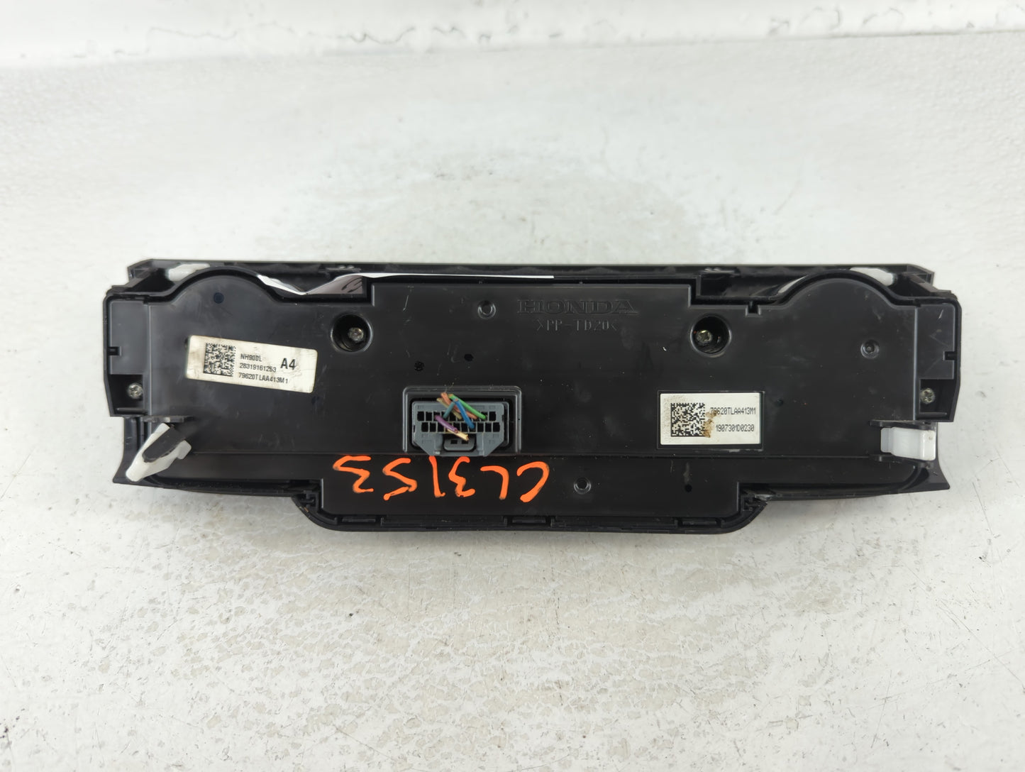 2017-2022 Honda Cr-V Climate Control Module Temperature AC/Heater Replacement P/N:28319161253 NH900L Fits OEM Used Auto Part
