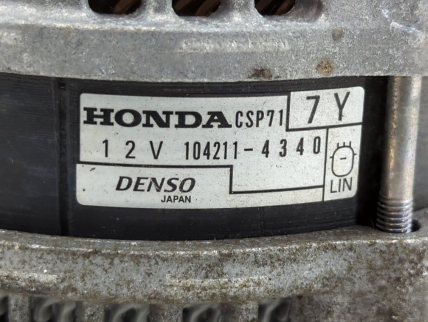 2020-2022 Honda Cr-V Alternator Replacement Generator Charging Assembly Engine OEM P/N:104211-4340 Fits OEM Used Auto Parts 