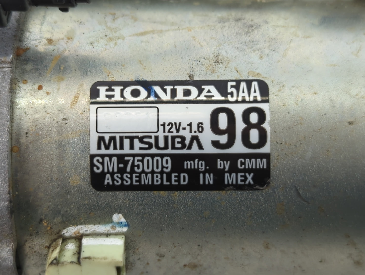2020 Honda Cr-V Car Starter Motor Solenoid OEM P/N:SM-75009 Fits Fits 2016 2017 OEM Used Auto Parts - Oemusedautoparts1.com