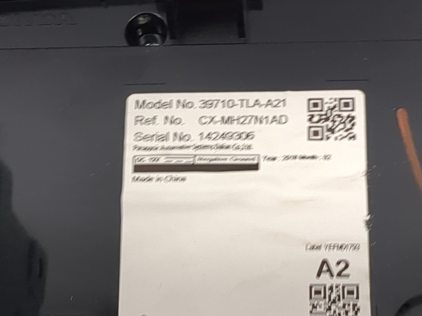 2018 Honda Crv Information Display Screen - Oemusedautoparts1.com