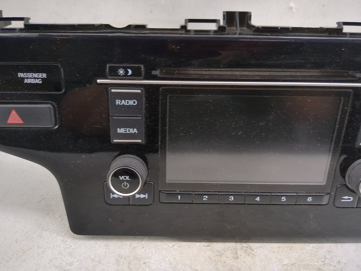 2015-2019 Honda Fit Radio AM FM Cd Player Receiver Replacement P/N:39100-T5R-A912-M1 CV-CH36N2JX Fits OEM Used Auto Parts - 