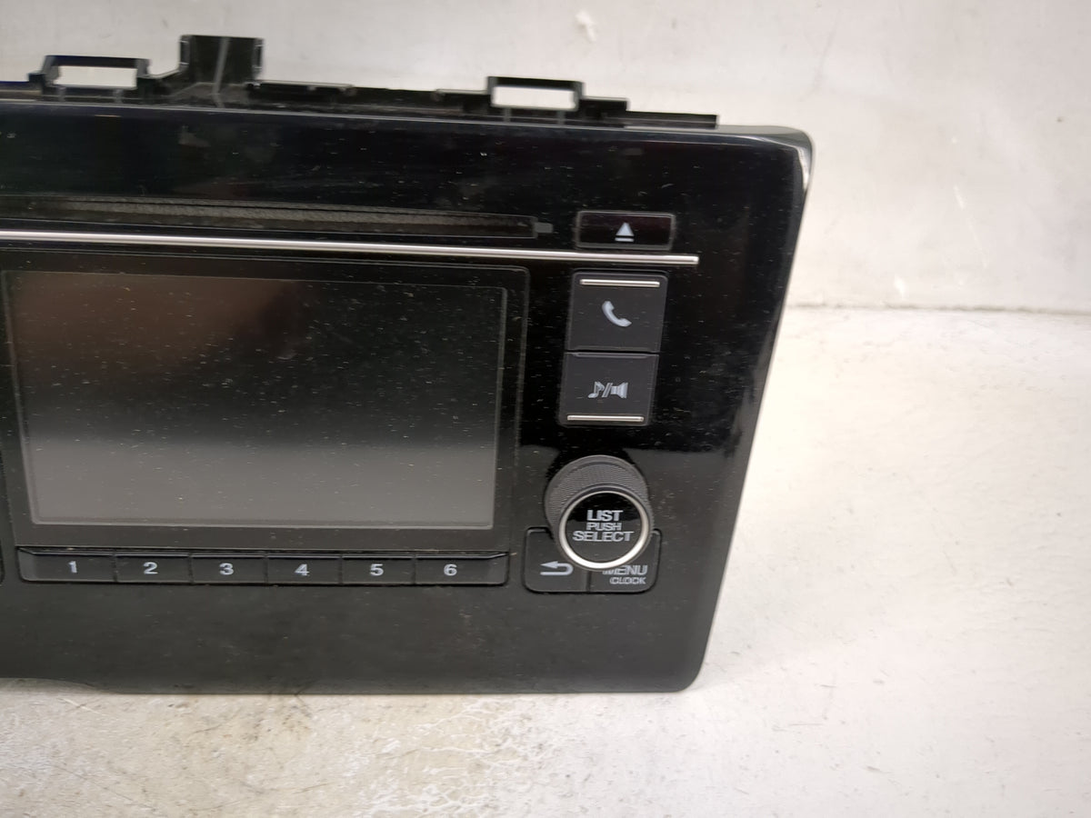 2015-2019 Honda Fit Radio AM FM Cd Player Receiver Replacement P/N:39100-T5R-A912-M1 CV-CH36N2JX Fits OEM Used Auto Parts - 
