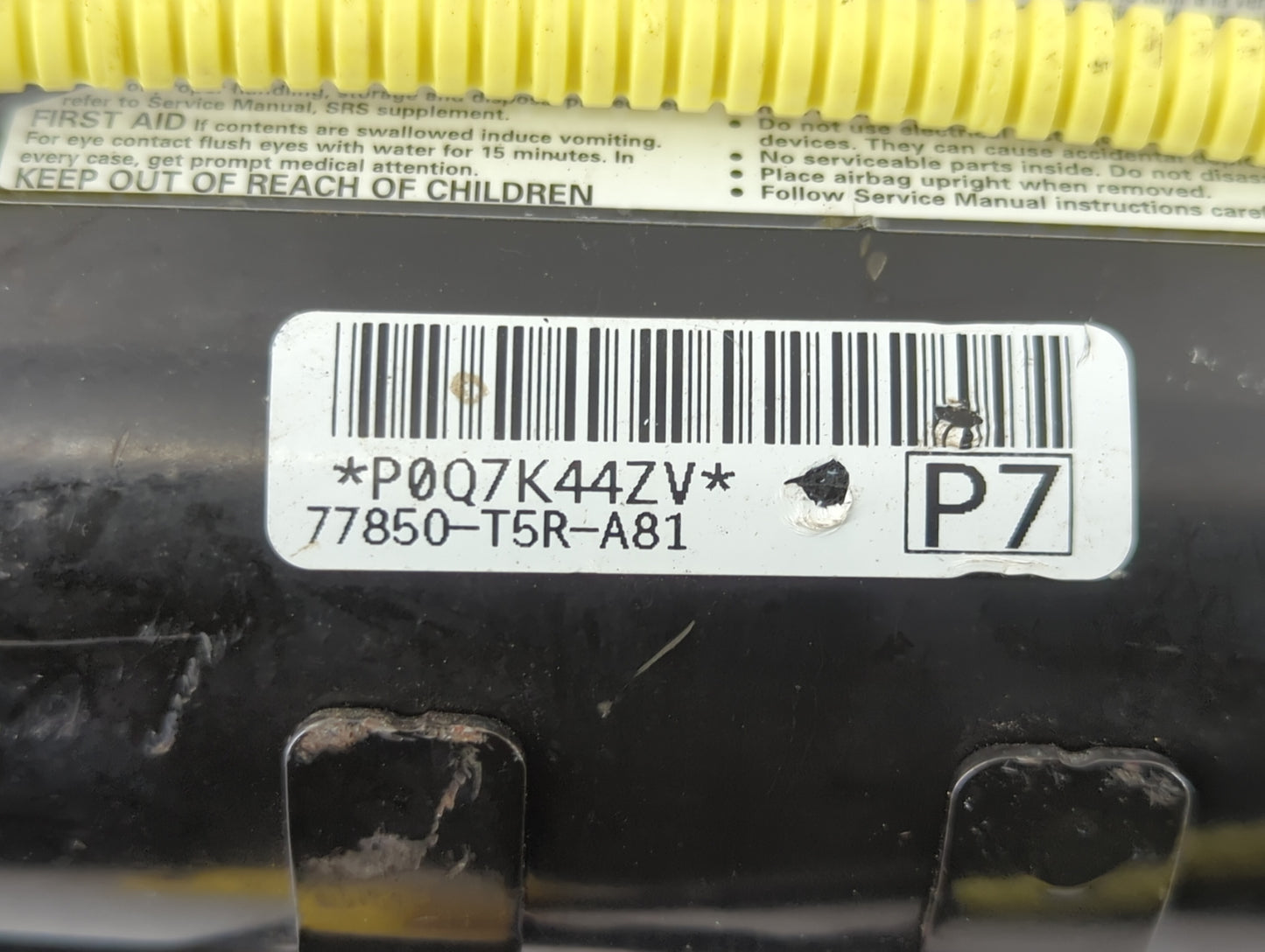 2018 Honda Fit Air Bag Driver Left Steering Wheel Mounted - Oemusedautoparts1.com