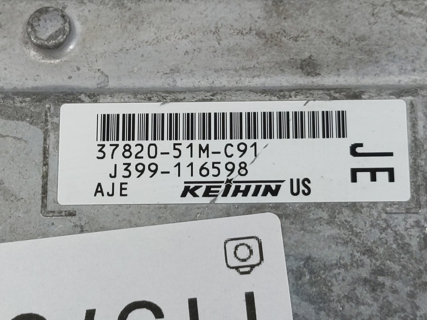 2018 Honda Hr-V PCM Engine Control Computer ECU ECM PCU OEM P/N:T20 A210 37820-51M-C91 Fits OEM Used Auto Parts - Oemusedaut