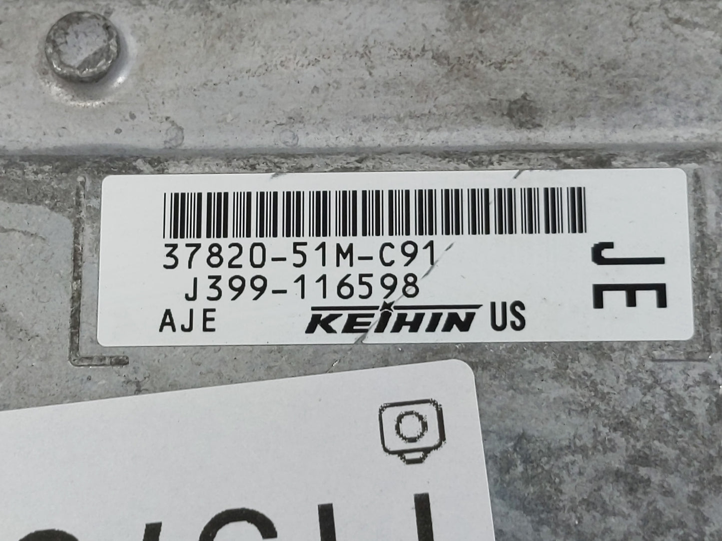 2018 Honda Hr-V PCM Engine Control Computer ECU ECM PCU OEM P/N:T20 A210 37820-51M-C91 Fits OEM Used Auto Parts - Oemusedaut