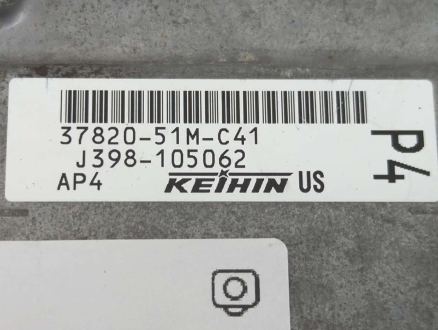 2018 Honda Hr-V PCM Engine Control Computer ECU ECM PCU OEM P/N:37820-51M-C41 Fits OEM Used Auto Parts - Oemusedautoparts1.c