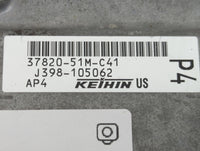 2018 Honda Hr-V PCM Engine Control Computer ECU ECM PCU OEM P/N:37820-51M-C41 Fits OEM Used Auto Parts - Oemusedautoparts1.c