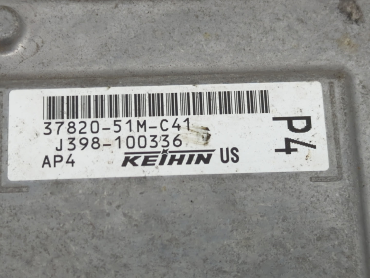2018 Honda Hr-V PCM Engine Control Computer ECU ECM PCU OEM P/N:37820-51M-C41 Fits OEM Used Auto Parts - Oemusedautoparts1.c