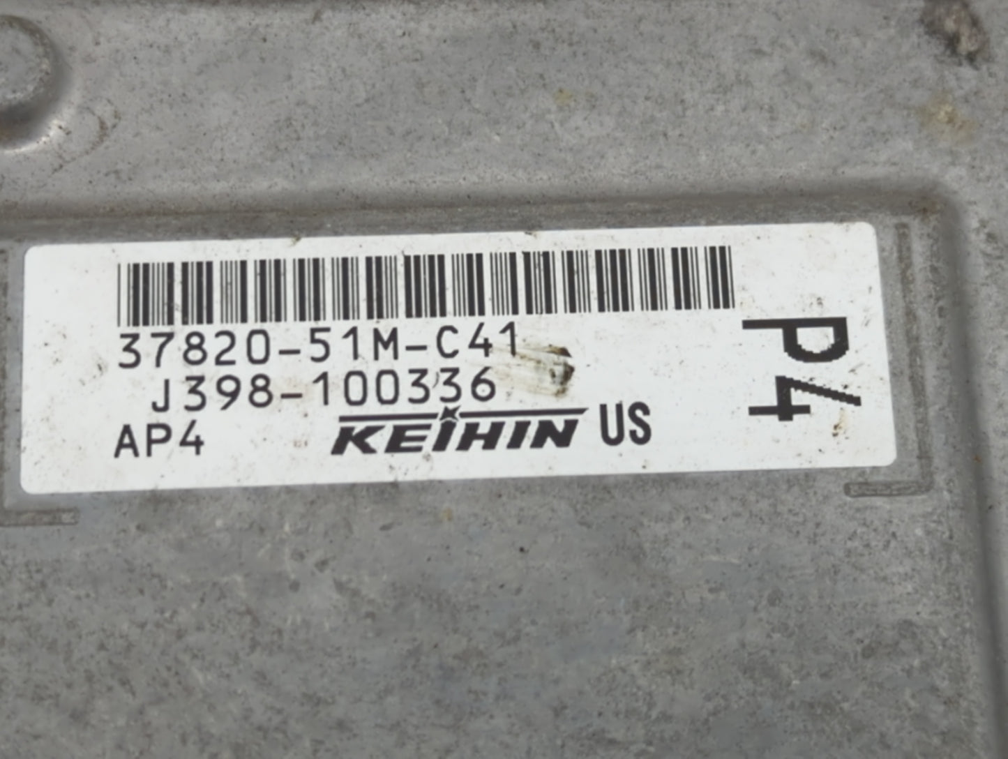 2018 Honda Hr-V PCM Engine Control Computer ECU ECM PCU OEM P/N:37820-51M-C41 Fits OEM Used Auto Parts - Oemusedautoparts1.c