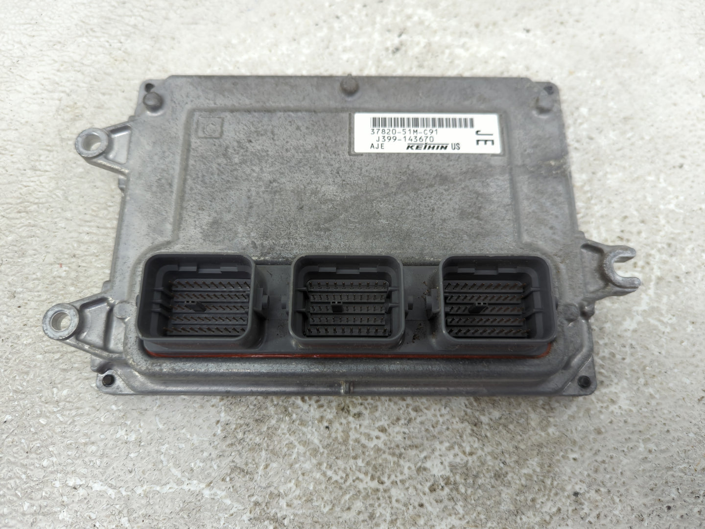 2018 Honda Hr-V PCM Engine Control Computer ECU ECM PCU OEM P/N:J399-143670 37820-51M-C91 Fits OEM Used Auto Parts - Oemused