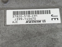 2018 Honda Hr-V PCM Engine Control Computer ECU ECM PCU OEM P/N:J399-143670 37820-51M-C91 Fits OEM Used Auto Parts - Oemused