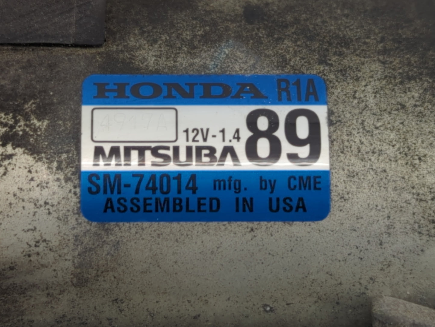 2016-2022 Honda Hr-V Car Starter Motor Solenoid OEM P/N:SM-74014 Fits Fits 2013 2014 2015 2016 2017 2018 2019 2020 2021 2022