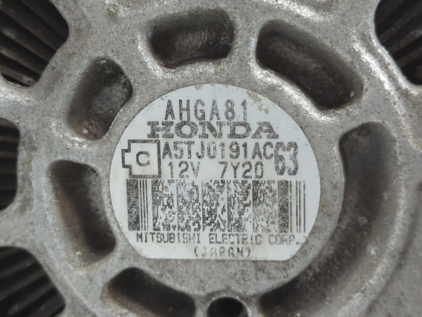 2016-2018 Honda Hr-V Alternator Replacement Generator Charging Assembly Engine OEM P/N:A5TJ0191AC Fits OEM Used Auto Parts -