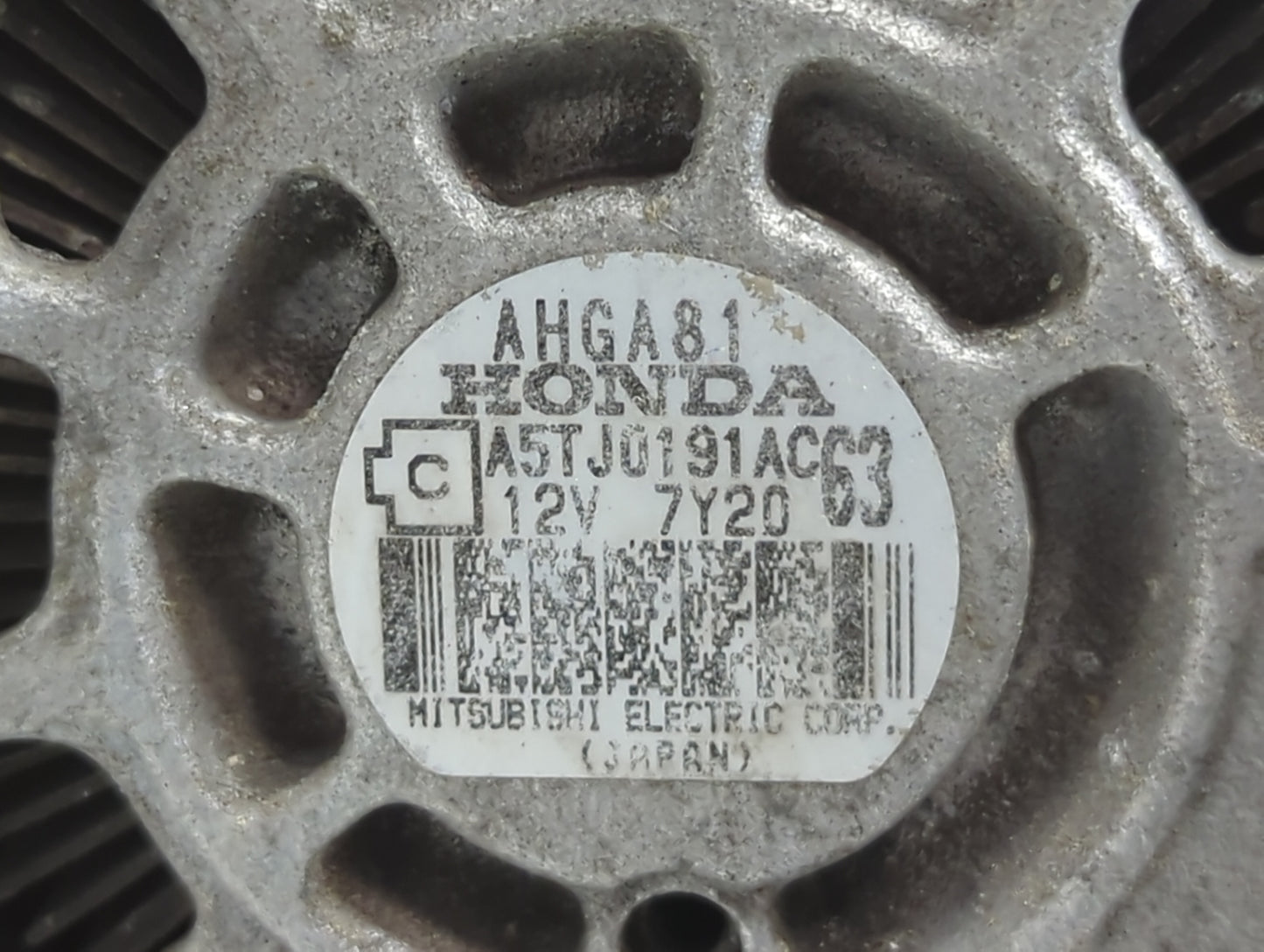 2016-2018 Honda Hr-V Alternator Replacement Generator Charging Assembly Engine OEM P/N:A5TJ0191AC Fits OEM Used Auto Parts -