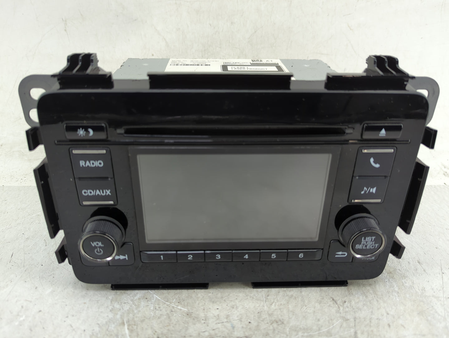 2018 Honda Hr-V Radio AM FM Cd Player Receiver Replacement P/N:39100-T7W-A110-M1 Fits OEM Used Auto Parts - Oemusedautoparts