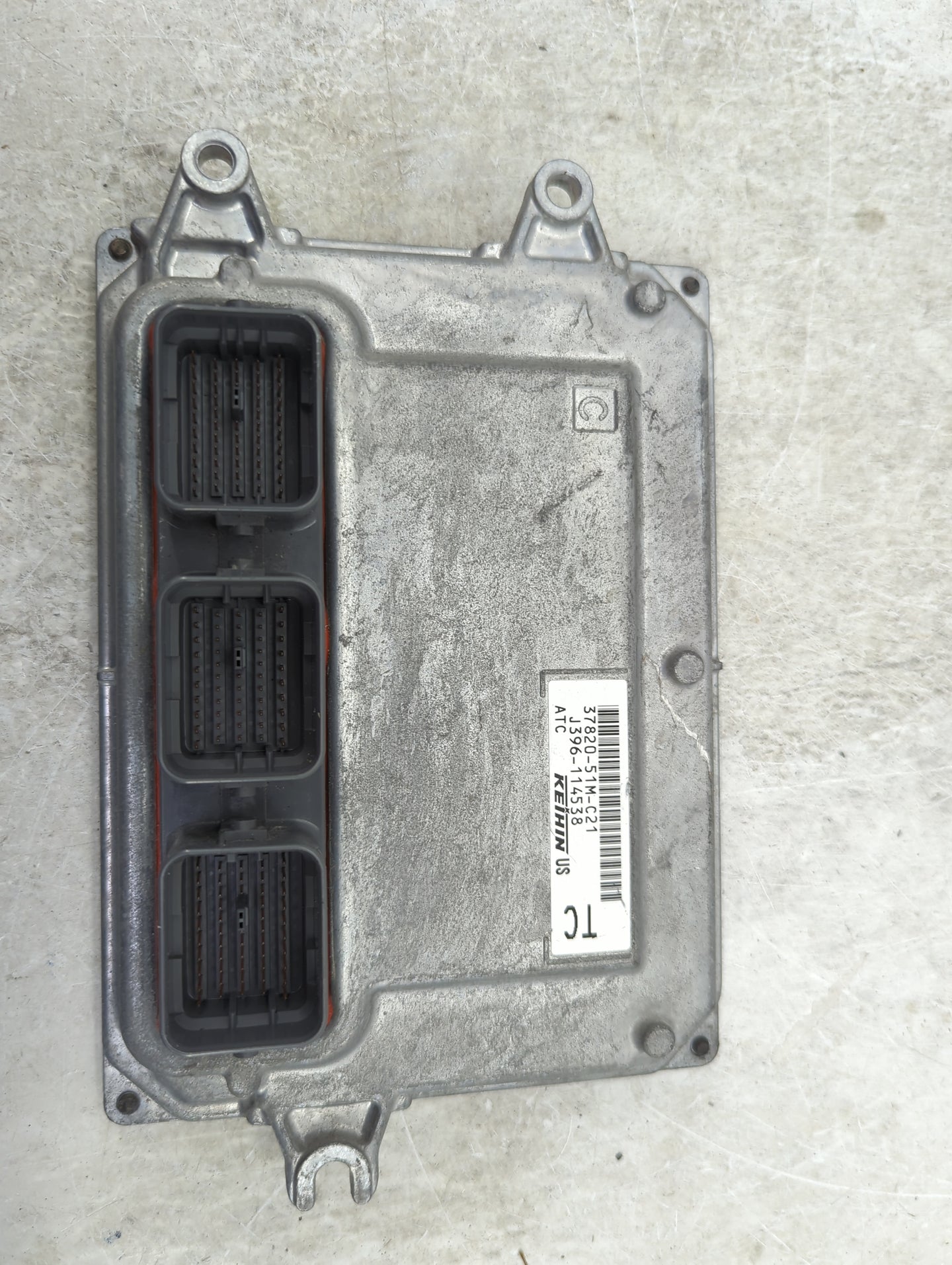2018 Honda Hr-V PCM Engine Control Computer ECU ECM PCU OEM P/N:37820-51M-C21 J396-114538 Fits OEM Used Auto Parts - Oemused