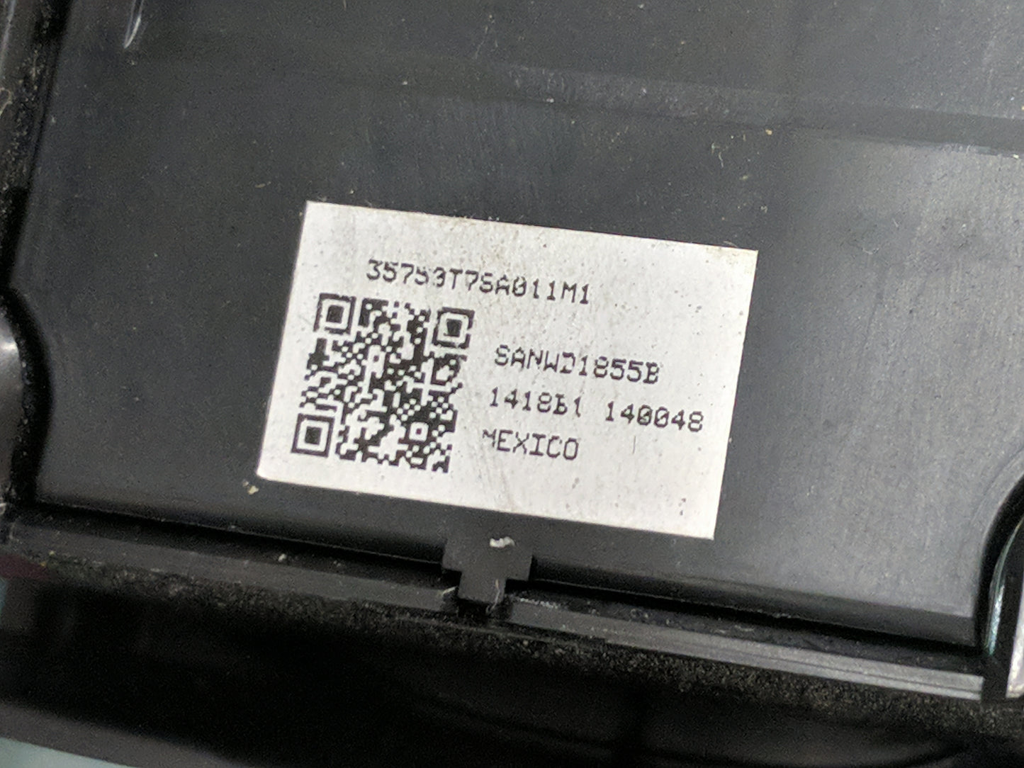 2016-2022 Honda Hr-V Master Power Window Switch Replacement Driver Side Left P/N:35753T7SA011M1 SANWD1855B Fits OEM Used Aut