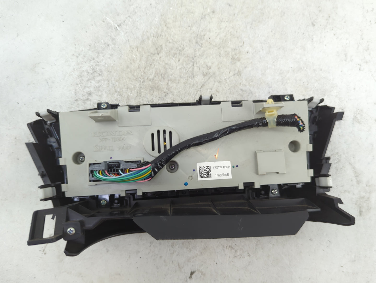 2016-2022 Honda Hr-V Climate Control Module Temperature AC/Heater Replacement P/N:79600T7W A830M1 Fits OEM Used Auto Parts -