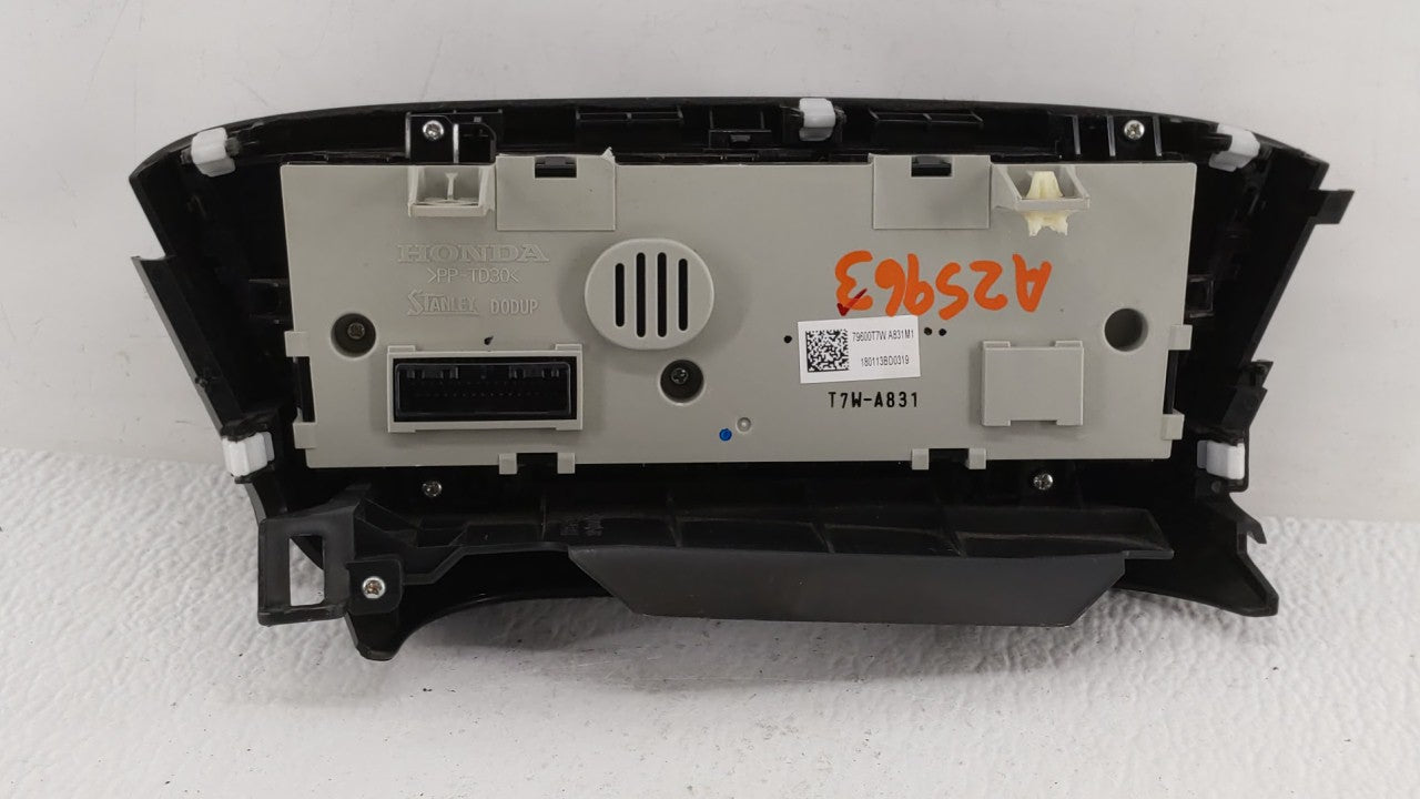 2016-2022 Honda Hr-V Climate Control Module Temperature AC/Heater Replacement P/N:79600T7WA831M1 79600-T7W-A831-M1 Fits OEM 