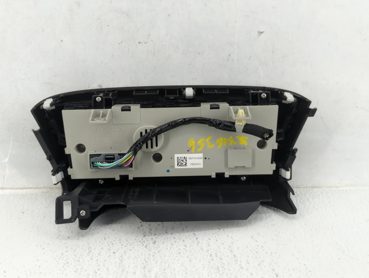 2016-2022 Honda Hr-V Climate Control Module Temperature AC/Heater Replacement P/N:170803AD0101 79600TW830M1 Fits OEM Used Au