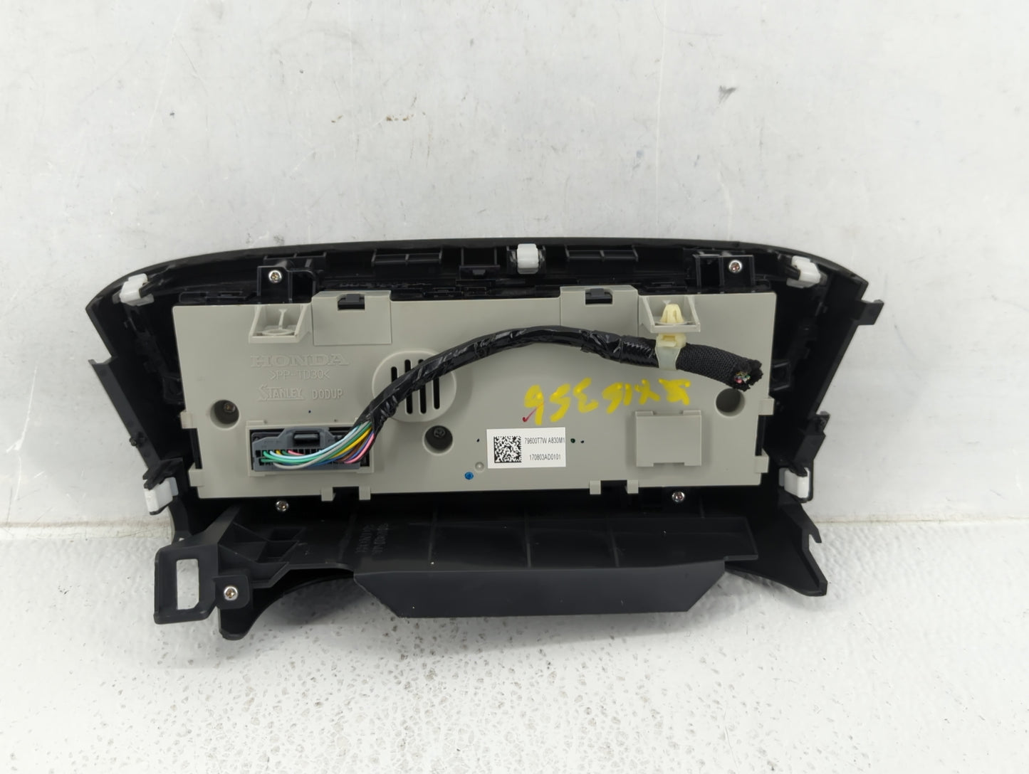 2016-2022 Honda Hr-V Climate Control Module Temperature AC/Heater Replacement P/N:170803AD0101 79600TW830M1 Fits OEM Used Au