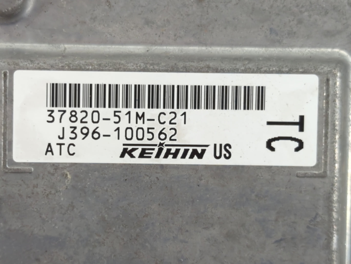 2018 Honda Hr-V PCM Engine Control Computer ECU ECM PCU OEM P/N:37820-51M-C21 Fits OEM Used Auto Parts - Oemusedautoparts1.c